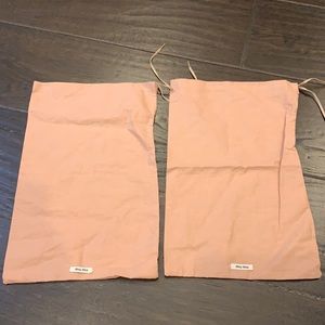 Brand New Miu Miu dust bags (set of 2)